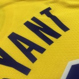 Los Angeles Lakers 75 Year Yellow Kobe #8 BRYANT 1:1 Quality NBA Season Jerseys 2022