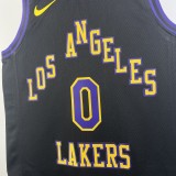 Los Angeles Lakers City Edition  Black #0 WESTBROOK 1:1 Quality NBA Season Jerseys 2026