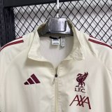 Liverpool  Windbreaker  White 1:1 Quality Soccer Jersey  25-26
