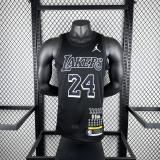 Los Angeles Lakers Kobe #24 BRYANT  Black Honor Edition NBA Jersey