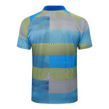 Real Madrid  Polo Fans Green stripe inkjet 1:1 Quality Soccer Jersey  25-26