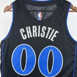 Mavericks  City Edition #00 CHRISTE black NBA Jerseys  2024