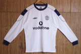 Retro Manchester united long  away 1:1 Quality Soccer Jersey  1999-2000