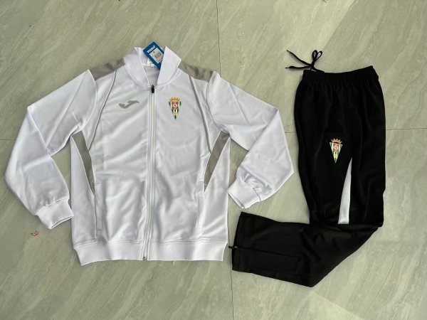 Cordoba  Jacket  Tracksuit white    1:1 Quality Soccer Jersey   24 -25