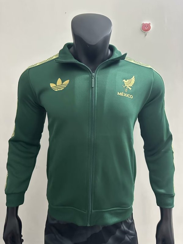 Mexico green  only Jacket  Tracksuit  1:1 Quality Soccer Jersey   25-26