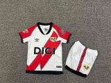 Rayo Vallecano Home Kids 1:1 Quality Soccer Jersey   25-26