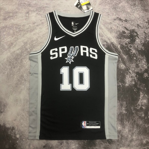 San Antonio Spurs Black #10 SOCHAN 1:1 Quality NBA  Season Jerseys 2023