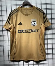 Colo-Colo Beige Fans   1:1 Quality Soccer Jersey  25-26