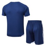 Adidas Clover Sets  Blue 1:1 Quality Soccer Jersey  25-26