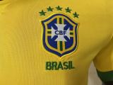 Retro Brazil  Yellow 1:1 Quality Soccer Jersey   2013