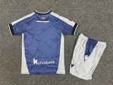 Real Sociedad  Away Kids  1:1 Quality Soccer Jersey  25-26