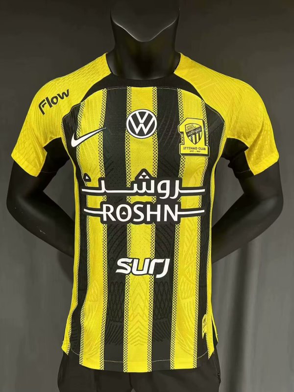 Al Ittihad Saudi  Home  player 1:1 Quality Soccer Jersey 25-26
