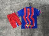 Barcelona Fourth  Away Kids 1:1 Quality Soccer Jersey  25-26