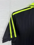Adidas Clover T-shirt  Black Fans 1:1 Quality Soccer Jersey  25-26