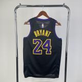 Los Angeles Lakers Kobe #24 BRYANT  Black City Edition  1:1 Quality NBA  Season Jerseys  2026