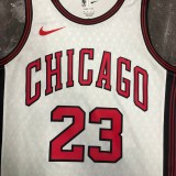 Chicago Bulls City Edition  White  #23 JORDAN 1:1 Quality NBA  Season Jerseys  2023