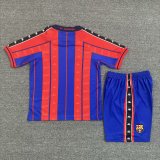 Retro Barcelona home kids 1:1 Quality Soccer Jersey 1997-1998
