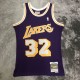 Retro Los Angeles Lakers Purple #32 JOHNSON  1:1 Quality NBA Season Jerseys  1998-1999