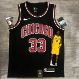 Chicago Bulls Black #33 PIPPEN 1:1 Quality NBA  Season Jerseys