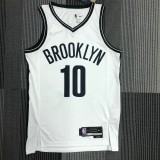 Brooklyn Nets White #10  SIMMONS 1:1 Quality NBA  Season Jerseys 75 Year