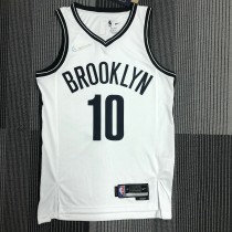 Brooklyn Nets White #10  SIMMONS 1:1 Quality NBA  Season Jerseys 75 Year