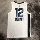 Memphis Grizzlies white #12 MORANT 1:1 Quality NBA Jerseys 2023