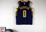 Indiana Pacers Blue Kids  #0 HALIBURTON 1:1 Quality NBA Jerseys