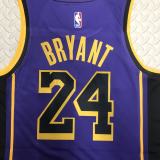Los Angeles Lakers Kobe #24 BRYANT Purple NBA Jerseys 2023