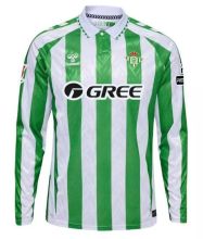 Real Betis Home Long Sleeve Fans  1:1 Quality Soccer Jersey   24-25