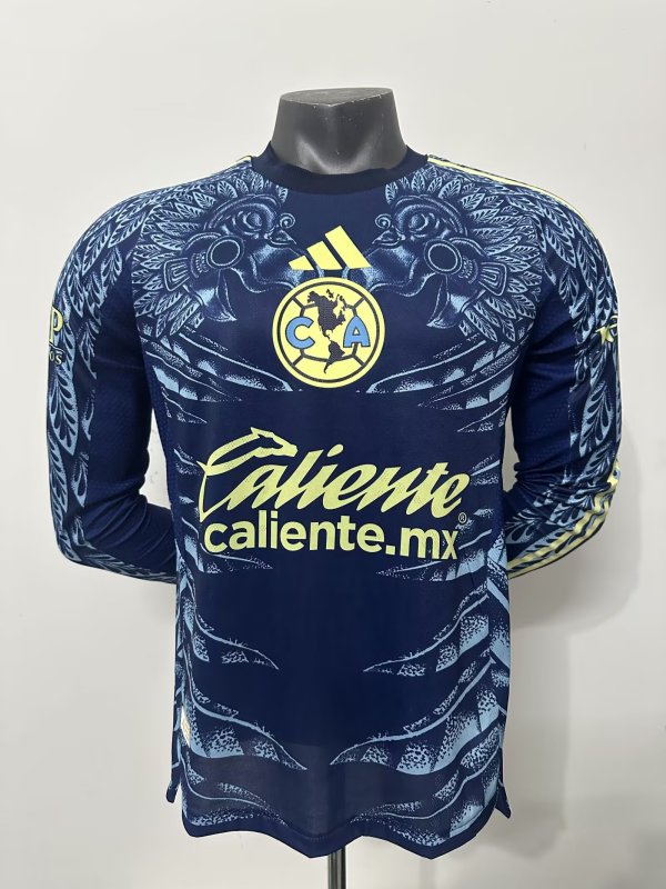 Club America  Away Long   player  25-26  1:1 Quality Soccer Jersey