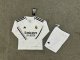 Real Madrid home Long sleeves kids  1:1 Quality Soccer Jersey  24-25