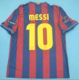 Retro Barcelona Home Long Sleeve 1:1 Quality Soccer Jersey  2009-2010