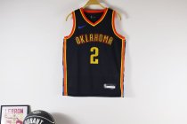 Oklahoma City Thunder  kids  Black #2 GILGEOUS- ALEXANDER  NBA Jerseys