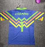 Retro Mexico Goalkeeper #1 j.campos 1:1 Quality Soccer Jersey 1998