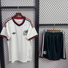 Mexico Away Fans With Pants Sets 1:1 Quality Soccer Jersey   26-27 (2026)