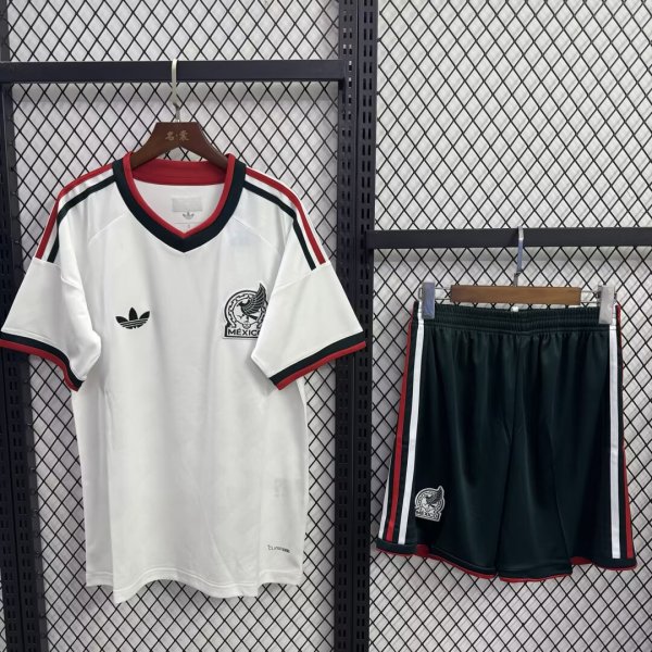 Mexico Away Fans With Pants Sets 1:1 Quality Soccer Jersey   26-27 (2026)