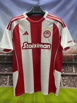 Olympiacos  Home  fans  1:1 Quality Soccer Jersey   25-26