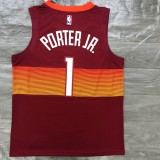 Denver Nuggets  City Edition Red #1 PORTER JR. 1:1 Quality NBA  Season Jerseys 2021