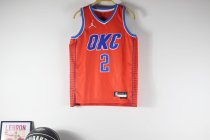 Oklahoma City Thunder  kids  Red  #2 GILGEOUS- ALEXANDER  NBA Jerseys