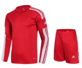 Adidas Clover Sets Long Sleeve 1:1 Quality Soccer Jersey  25-26