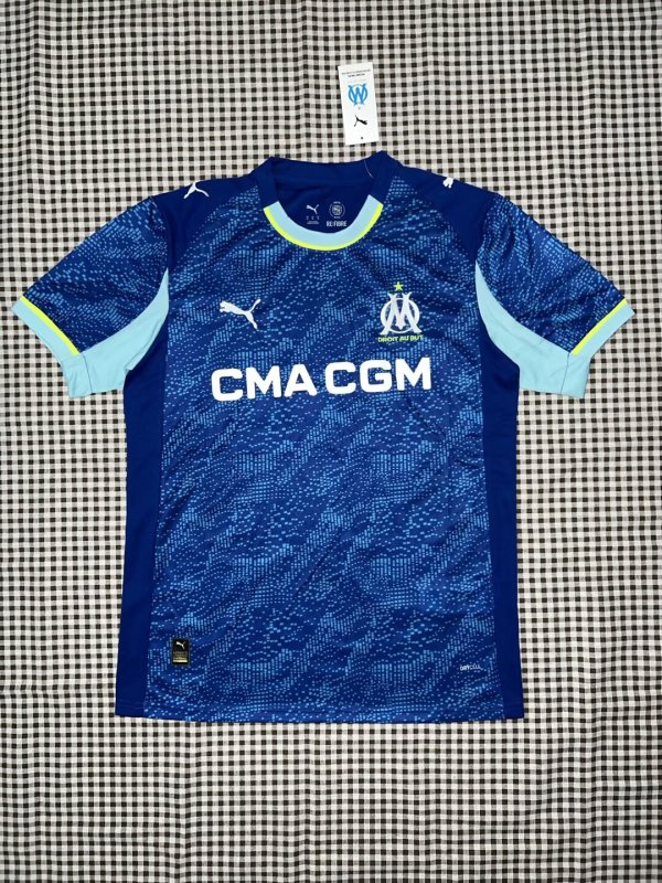 Marseille Third Away Fans 1:1 Quality Soccer Jersey  25-26
