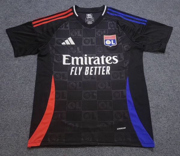 Olympique Lyonnais（OL）away Fans 1:1 Quality Soccer Jersey   24-25