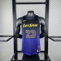 Los Angeles Lakers  City Edition #23 JAMES  NBA Jerseys  2025