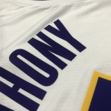 Los Angeles Lakers White #7 ANTHONY 1:1 Quality NBA Season Jerseys