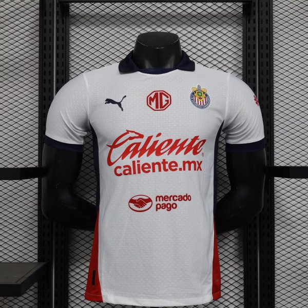Chivas (Guadalajara )  Away  Player 1:1 Quality Soccer Jersey  24-25