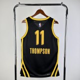 Golden State Warriors BLACK City Edition #11 THOMPSON 1:1 Quality NBA Season Jerseys 2024