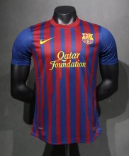 Retro Barcelona  Home Player  1:1 Quality Soccer Jersey   2011-2012