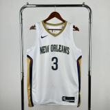 New Orleans Pelicans White #3 POOLE 1:1 Quality NBA  Season Jerseys 2026
