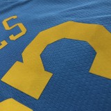 Los Angeles Lakers  Round Neck  MPLS  Blue #23 JAMES 1:1 Quality NBA Season Jerseys