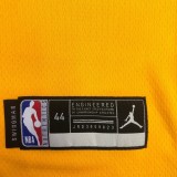 Golden State Warriors  V-neck Yellow JORDAN #11 THOMPSON  1:1 Quality NBA Season Jerseys 2021